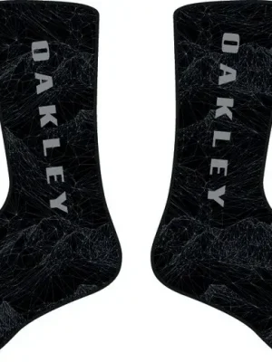 Poslední Šance Oakley B1B All Play ponožky, aop mountain black cement