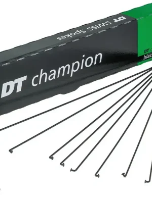DT Swiss Champion 2.0 J-Bend špice, černá Akční Nabídka