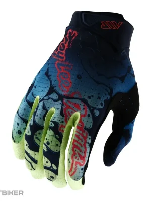 Troy Lee Designs Air rukavice, drip glo yellow/dark navy Rychlé Dodání