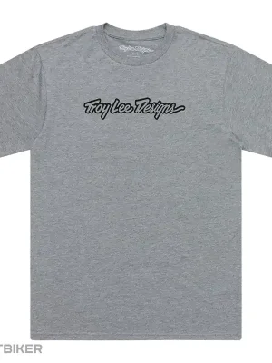 Troy Lee Designs TRIKO S KRÁTKÝM RUKÁVEM SIGNATURE GRAY HEATHER (70191705) Expresní Doručení