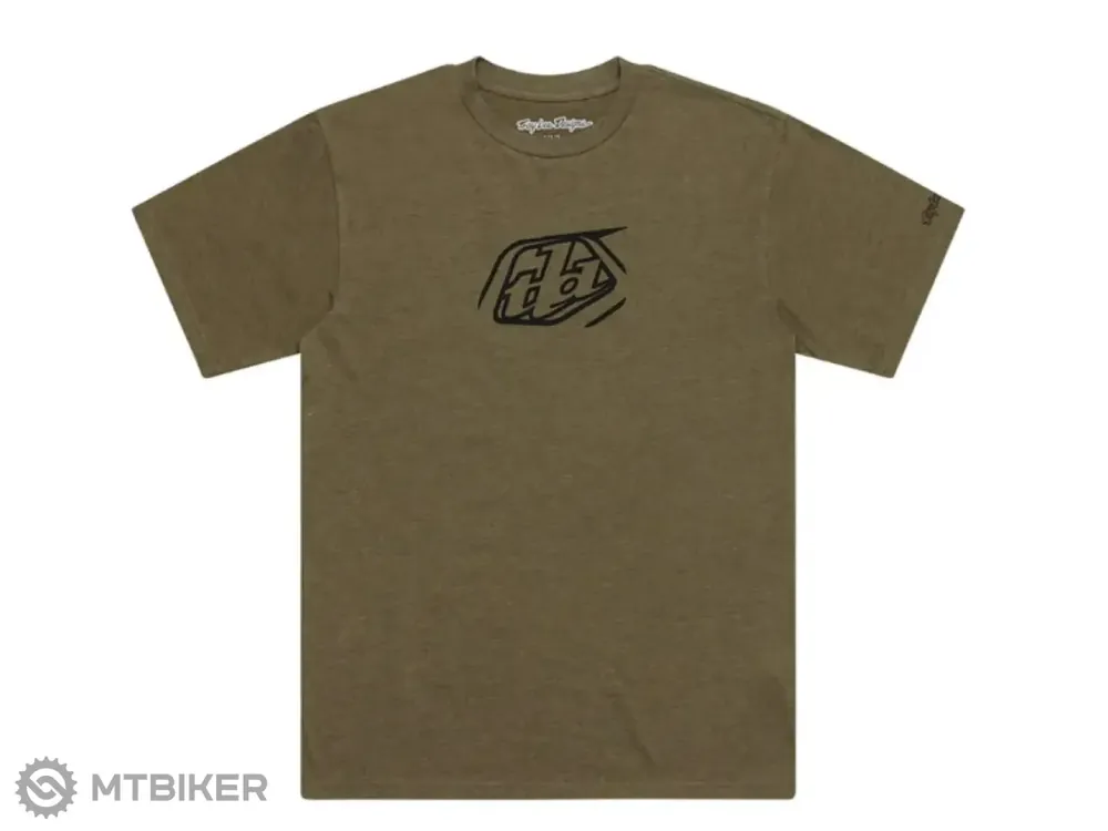 Novinka Troy Lee Designs Badge triko, olive heather