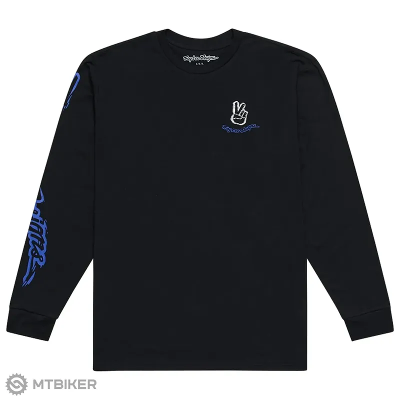 Troy Lee Designs Peace Out triko s dlouhým rukávem, černá Ověřený