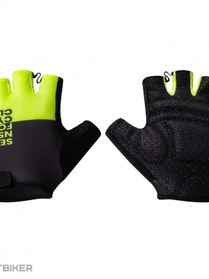 Tovární Cena FORCE Fine rukavice, černá/fluo