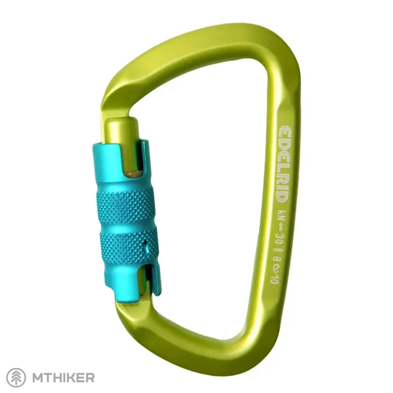 Nová Kolekce EDELRID D-Classic 3000 Triple karabina, oasis