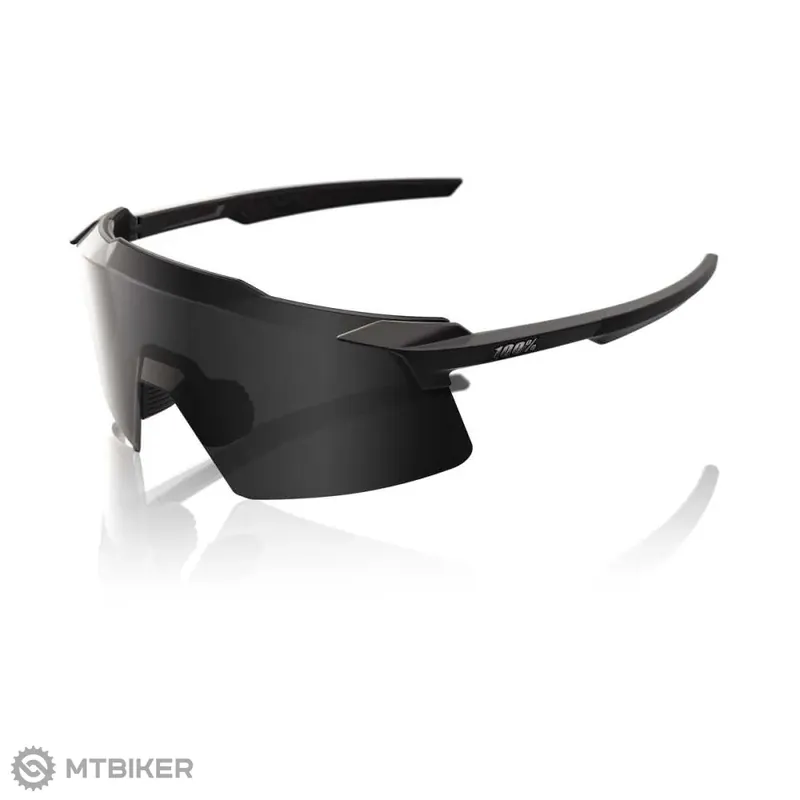 Značkový 100% Aerocraft brýle, matte black/black mirror