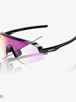 100% Slendale SL brýle, gloss black/Photochromic Purple Mirror Nejprodávanější