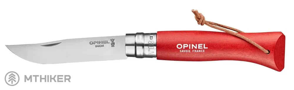 Ověřený Opinel Vri N°08 Trekking nůž, červená