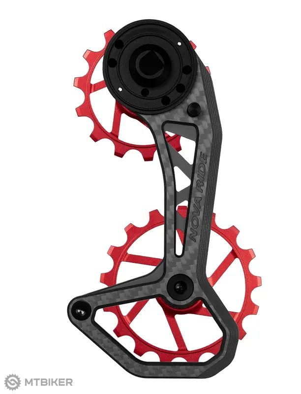 Levný Nova Ride Carbon Ceramic EVO ramínko přehazovačky SRAM Red/Force/Rival AXS 12-kolo, červená