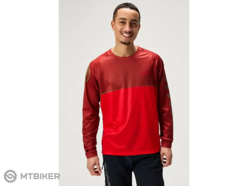 Vrácení Zdarma Endura Singletrack Core Printed dres, flame red