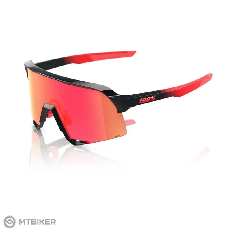 100% S3 Elly 24 brýle, gloss black matte red/HiPER fire red mirror Top Prodej