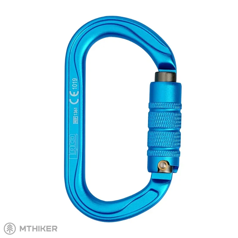 Levný LACD Oval Evo Trilock karabina, modrá
