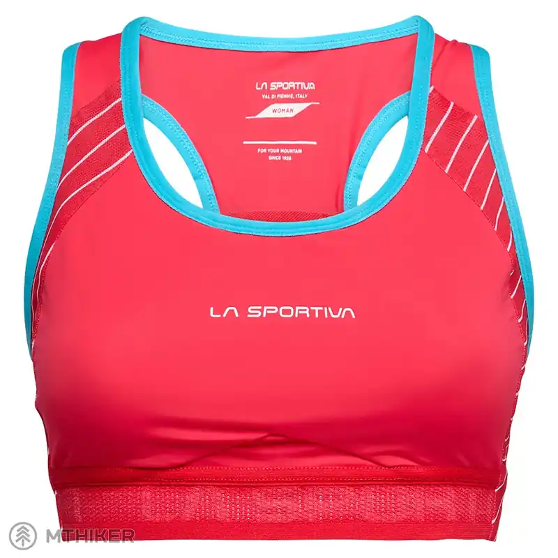 La Sportiva HOVER TOP podprsenka, hibiscus/malibu blue Akční Cena