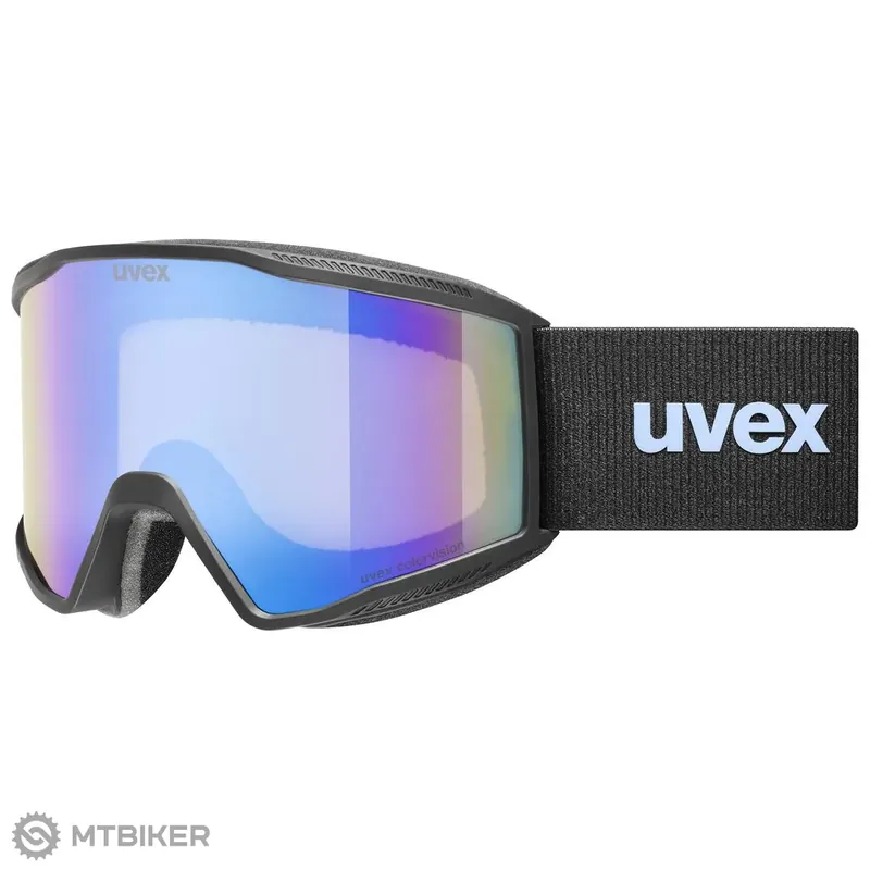 Akční Cena uvex Blast cv lyžařské brýle, black matt/blue-green s2