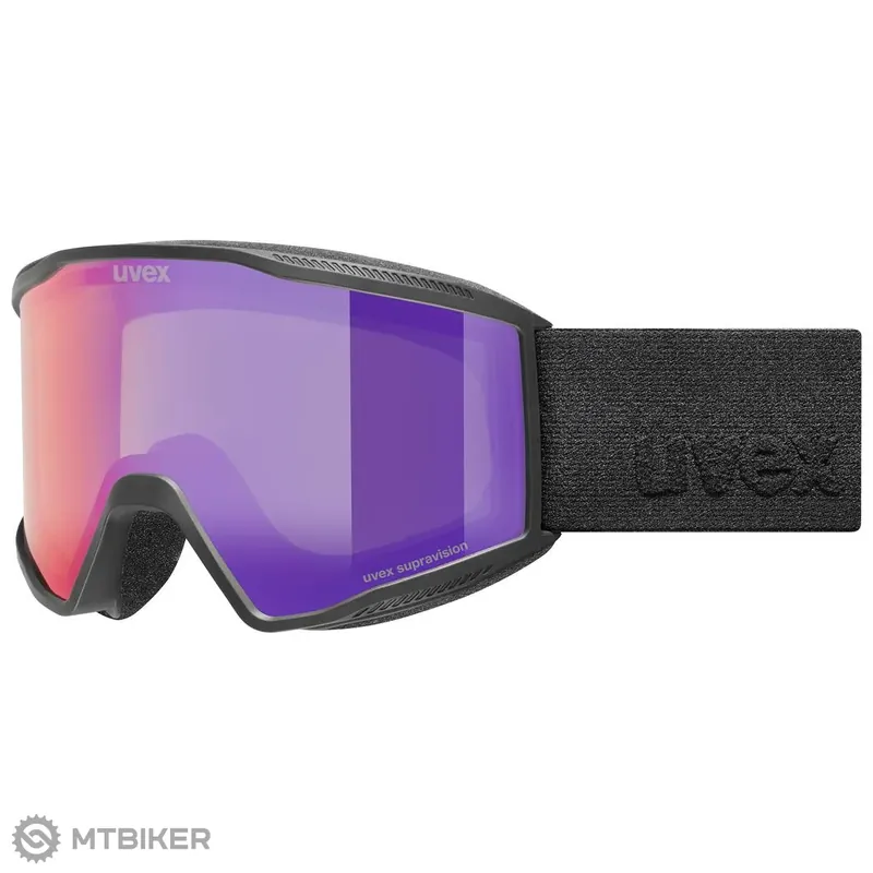 uvex Blast fm brýle, black matt/ruby green-clear s2 Sezónní Sleva