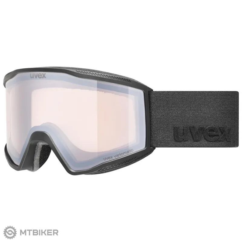 uvex Blast v lyžařské brýle, black matt/silver-clear s1-3 Oblíbený