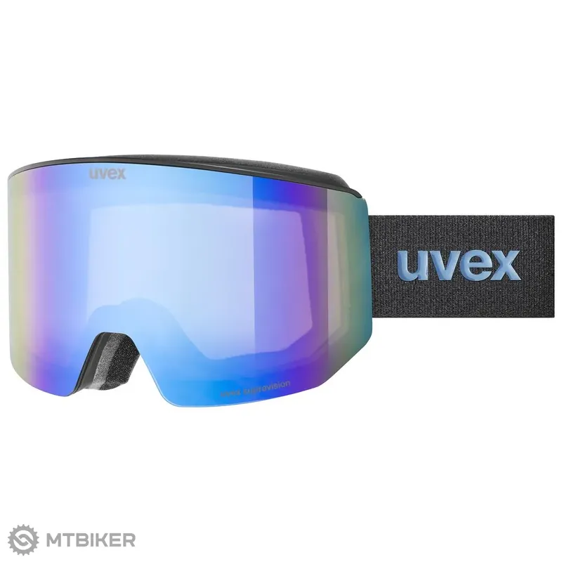 uvex Lace Attract FM brýle, black matt/blue-green Výprodej