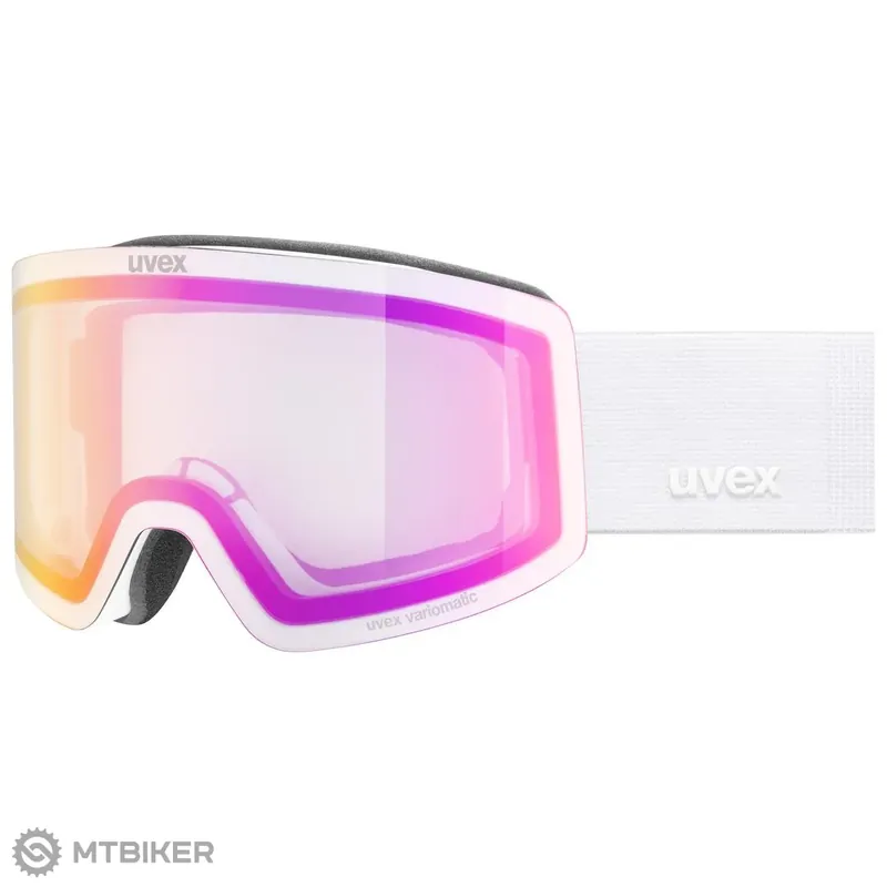 uvex Provoqe V brýle, white matt/pink-clear s0-2 Speciální Cena