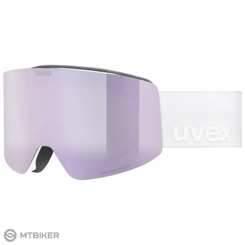 uvex Provoqe fm lyžařské brýle, white matt/light rose-clear Vrácení Zdarma
