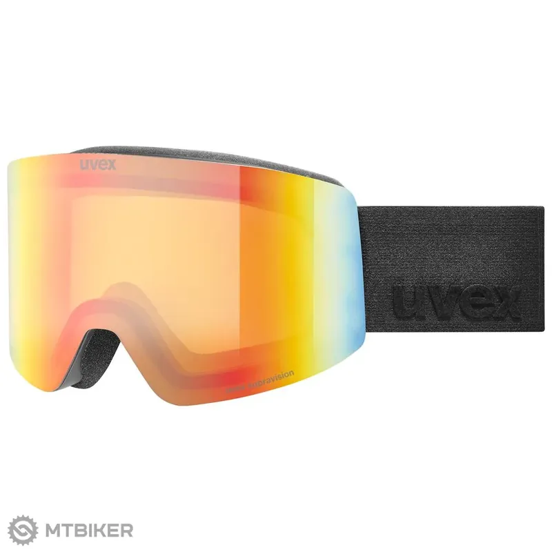 Zlevněný uvex Provoqe fm brýle, black matt/rainbow yellow-clear s2