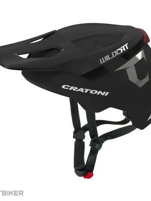 Originální CRATONI WildCat LED dětská přilba, black matt