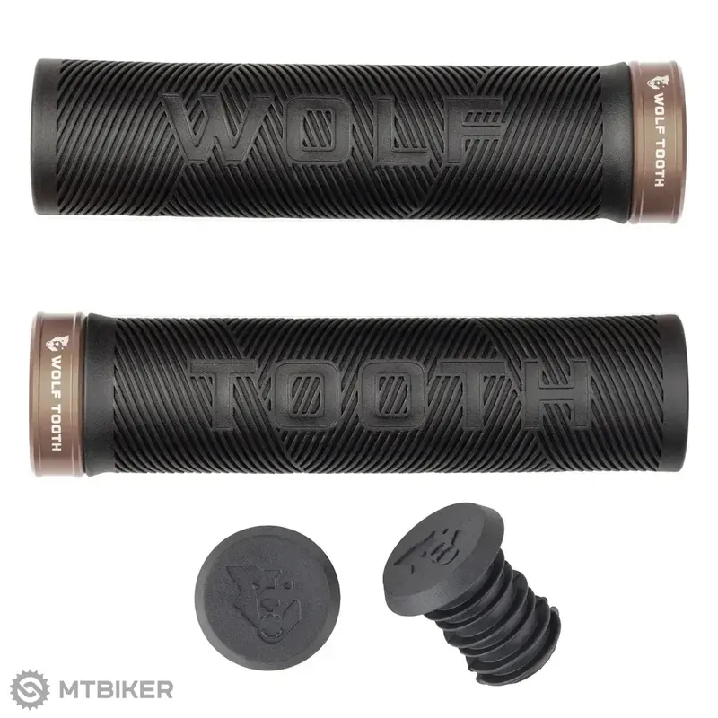 Wolf Tooth ECHO gripy, 106 g, černá/espresso Výhodná Nabídka