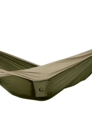 Must-Have Ticket to the Moon King Size hamak, army zelená/hnědá