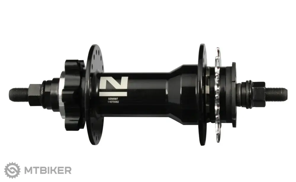 Novatec D256SBT zadní náboj, 36 děr, M10x185x135, 14-zubový, OEM Výprodej