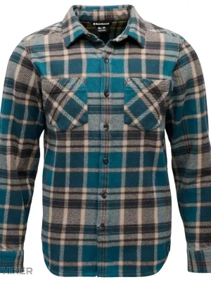 Black Diamond PROJECT HEAVY FLANNEL košile, midnight blue-charcoal plaid Akční Cena