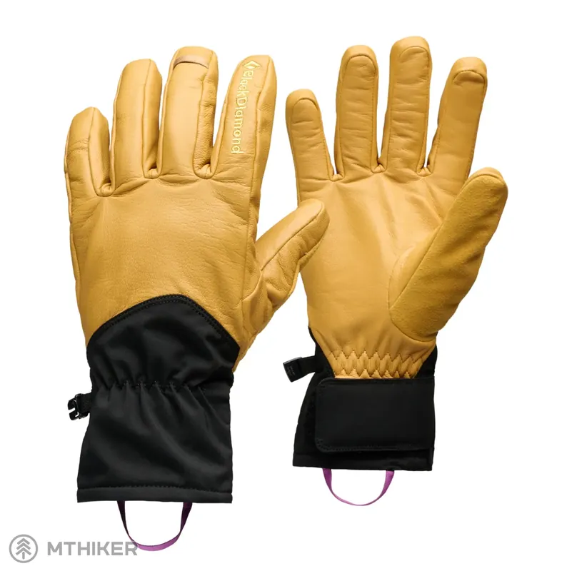 Originální Black Diamond TOUR rukavice, beeswax-black