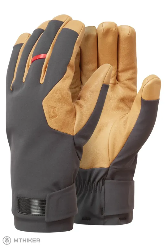 Mountain Equipment Direkt rukavice, obsidian/tan Zlevněný