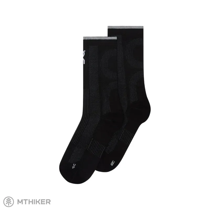 On Running Elite Run High ponožky, black/magnet Nová Kolekce