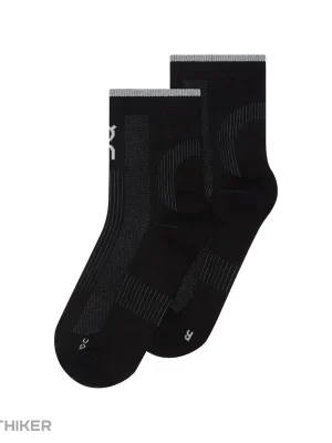 Cenově Výhodný On Performance Run Sock Mid ponožky, černá/eclipse
