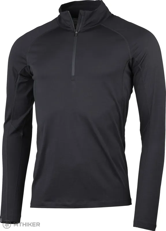 Originální Lundhags Gimmer Merino Lt 1/2 Zip mikina, černá