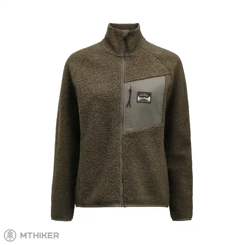 Lundhags Flok Wool Pile dámská mikina, forest green Koupit Online