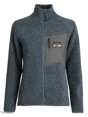 Časově Omezené Lundhags Flok Wool Pile dámská mikina, dk sky blue