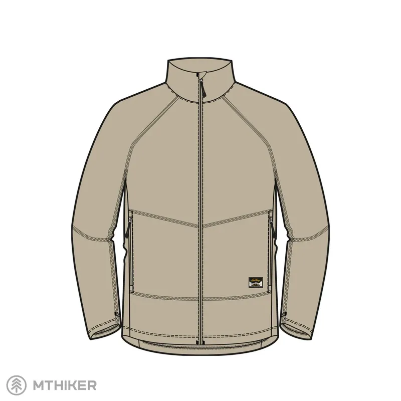 Lundhags Tived Merino Full Zip dámská mikina, chalk white Výprodej