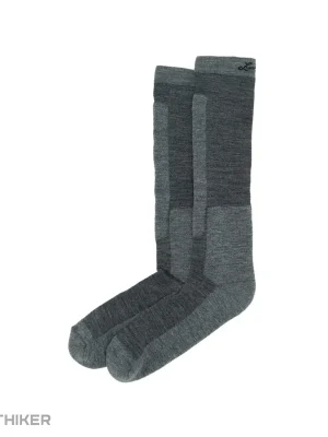 Autentický Lundhags Merino Trekking Sock High ponožky, light grey melange