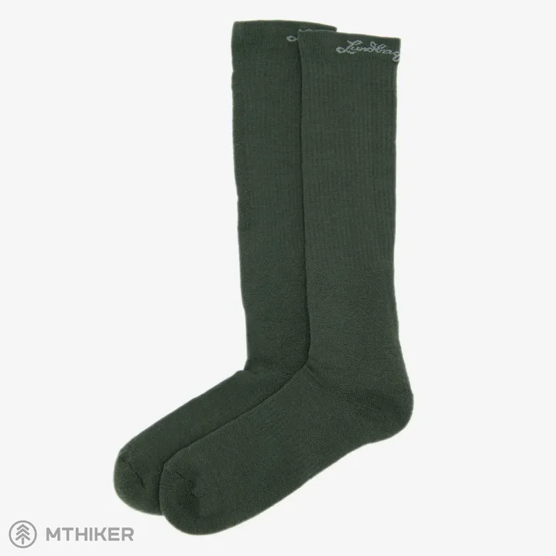 Autentický Lundhags Merino Trekking Sock High ponožky, forest green