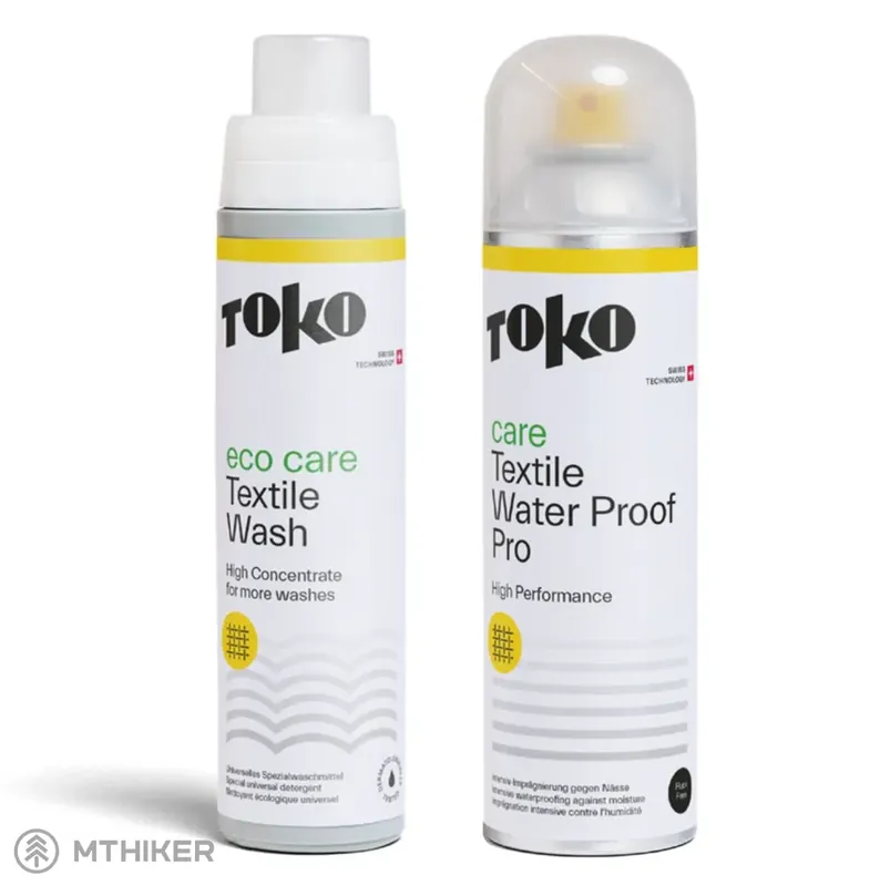 Super Cena TOKO care Duo Pack Textile Wash & Textile Water Proof Pro prací prostředek a impregnace, 2 x 250 ml