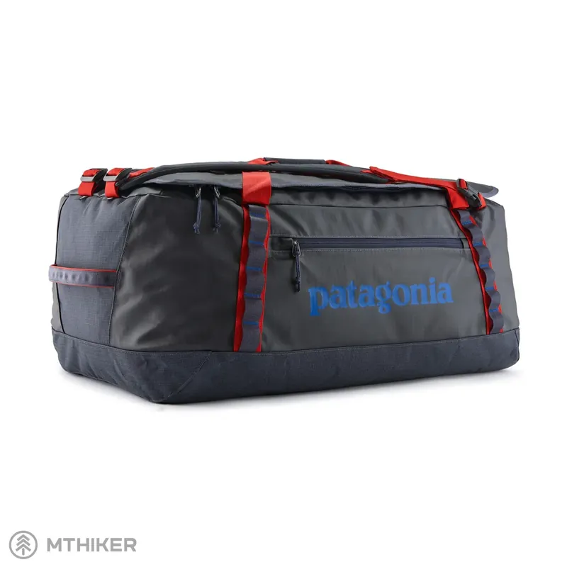 Autentický Patagonia Black Hole Duffel taška, 70 l, smolder blue w/amanita red