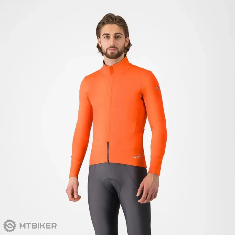 Horká Nabídka Castelli PERFETTO AIR bunda, zářivá oranžová