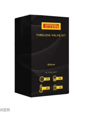 Pirelli bezdušové ventily, 80 mm, černá Finální Výprodej