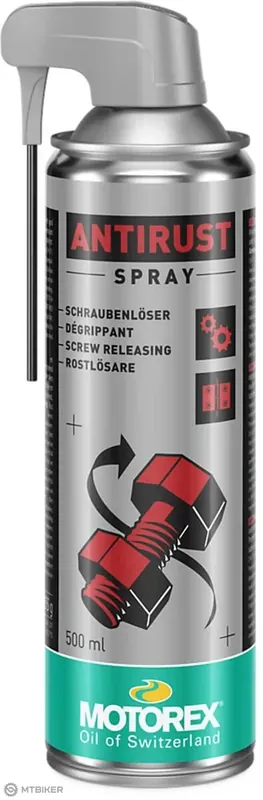 Ověřený Motorex Antirust Spray antikorozní sprej, 500 ml