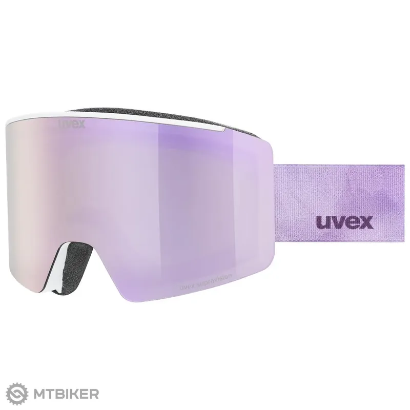 Sezónní Sleva uvex Ignite FM brýle, bílá matt světle růže/green-clear s2