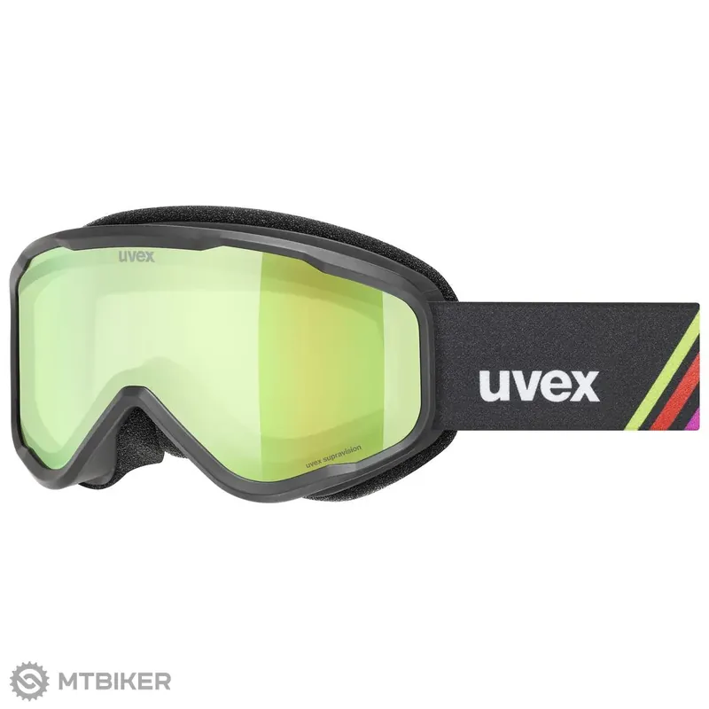 Poslední Šance uvex Speedy nova FM dětské brýle, black matt green/yellow-clear s1