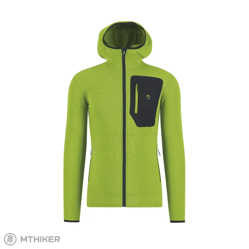 Jen Po Omezenou Doba Karpos Antermoia Hoodie flíská, acid lime/black