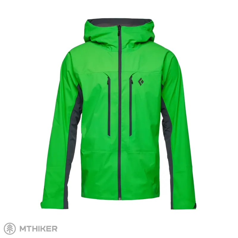 Black Diamond DOWN PATROL HYBRID SHELL bunda, vibrant green Hit Sezóny