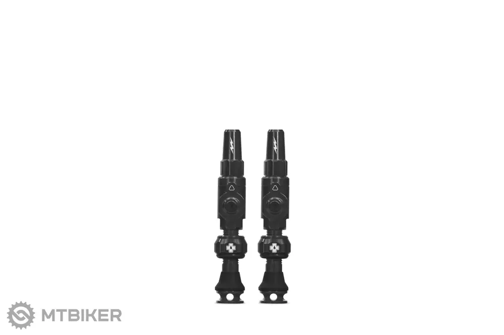 Muc-Off Big Bore Lite (Small) bezdušové ventily, 30/60 mm, černá Akční Nabídka