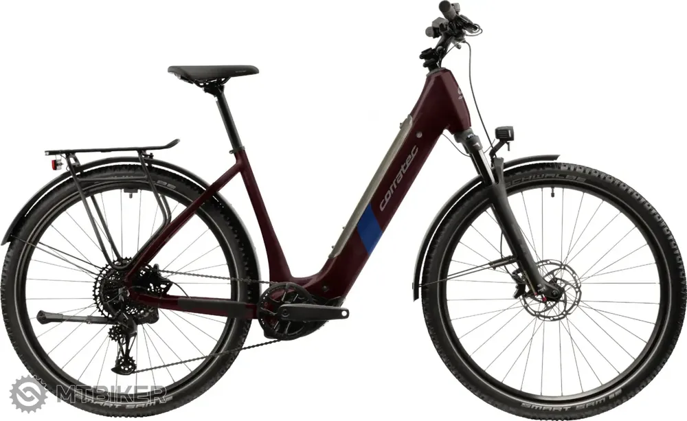 Corratec E-Power MTC CX6 Wave 27.5 elektrokolo, red-brown/dark blue/dark silver Poslední Šance