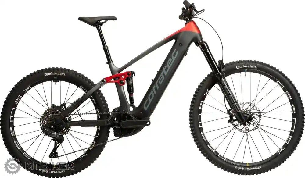 Corratec E-Power RS 160 Di2 Automatic 29/27.5 elektrokolo, black/red/dark silver Vysoce Kvalitní